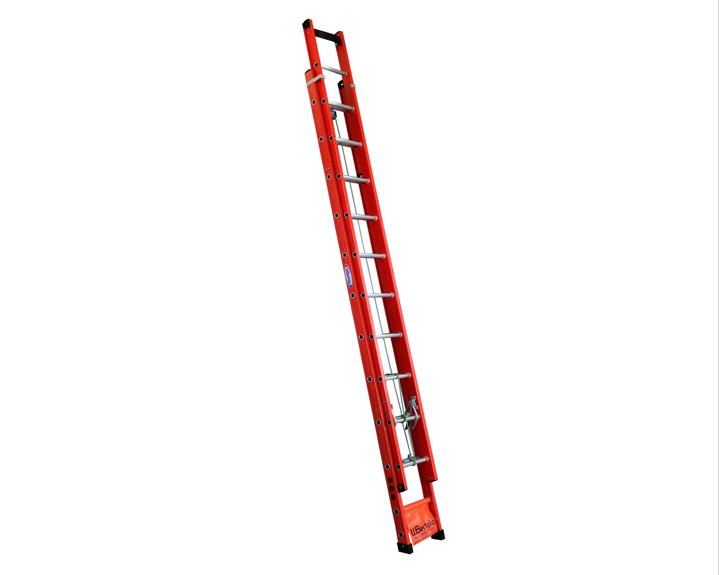 Escada Extensvel Vazada em Alumnio/Fibra