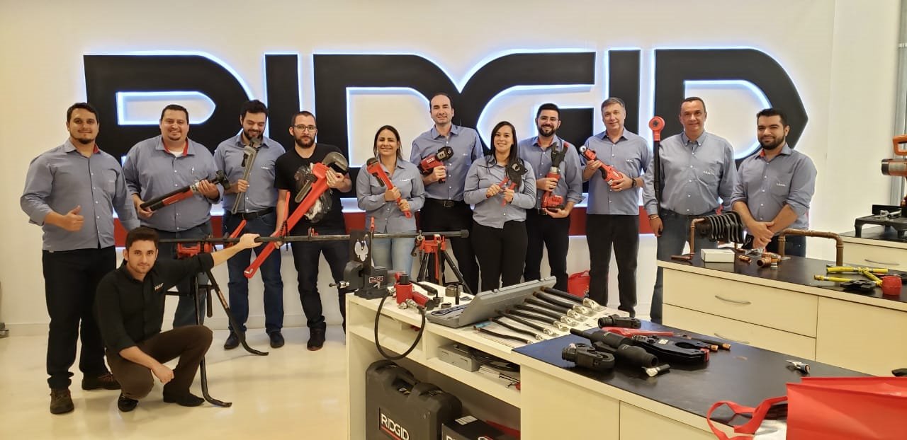 LEAL faz treinamento na RIDGID