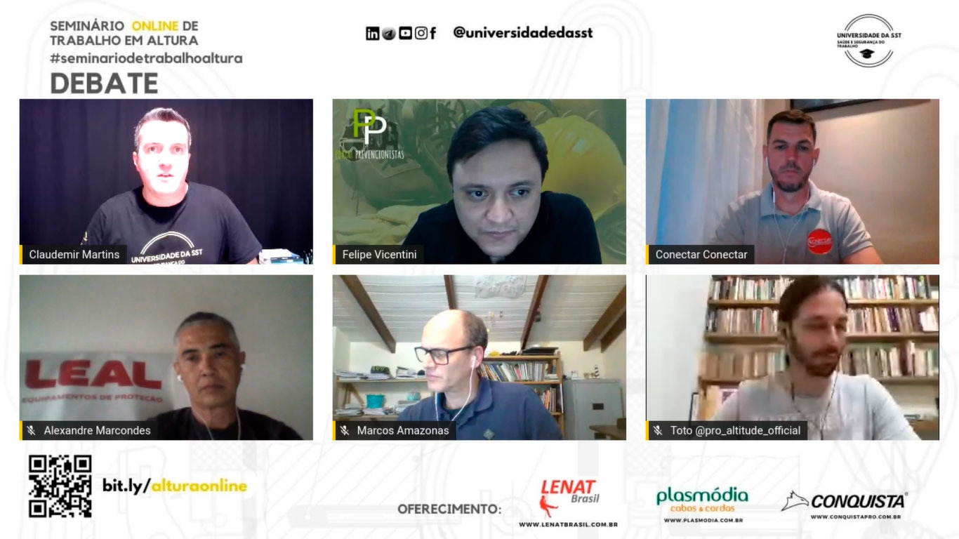 LEAL Participa de Seminrrio Online de Trabalho em Altura